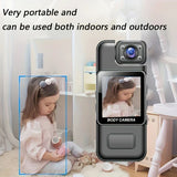 1080P HD Wearable Sports Camera, 1000mAh Rechargeable Battery, Night Vision, 180° Rotatable Lens,